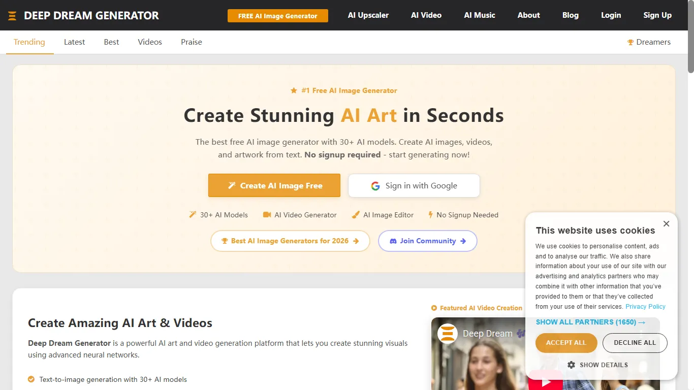 Deep Dream Generator 封面图